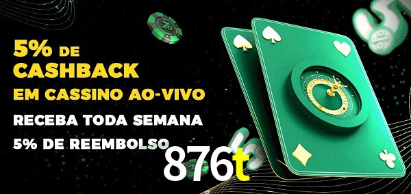 Promoções do cassino ao Vivo 876t